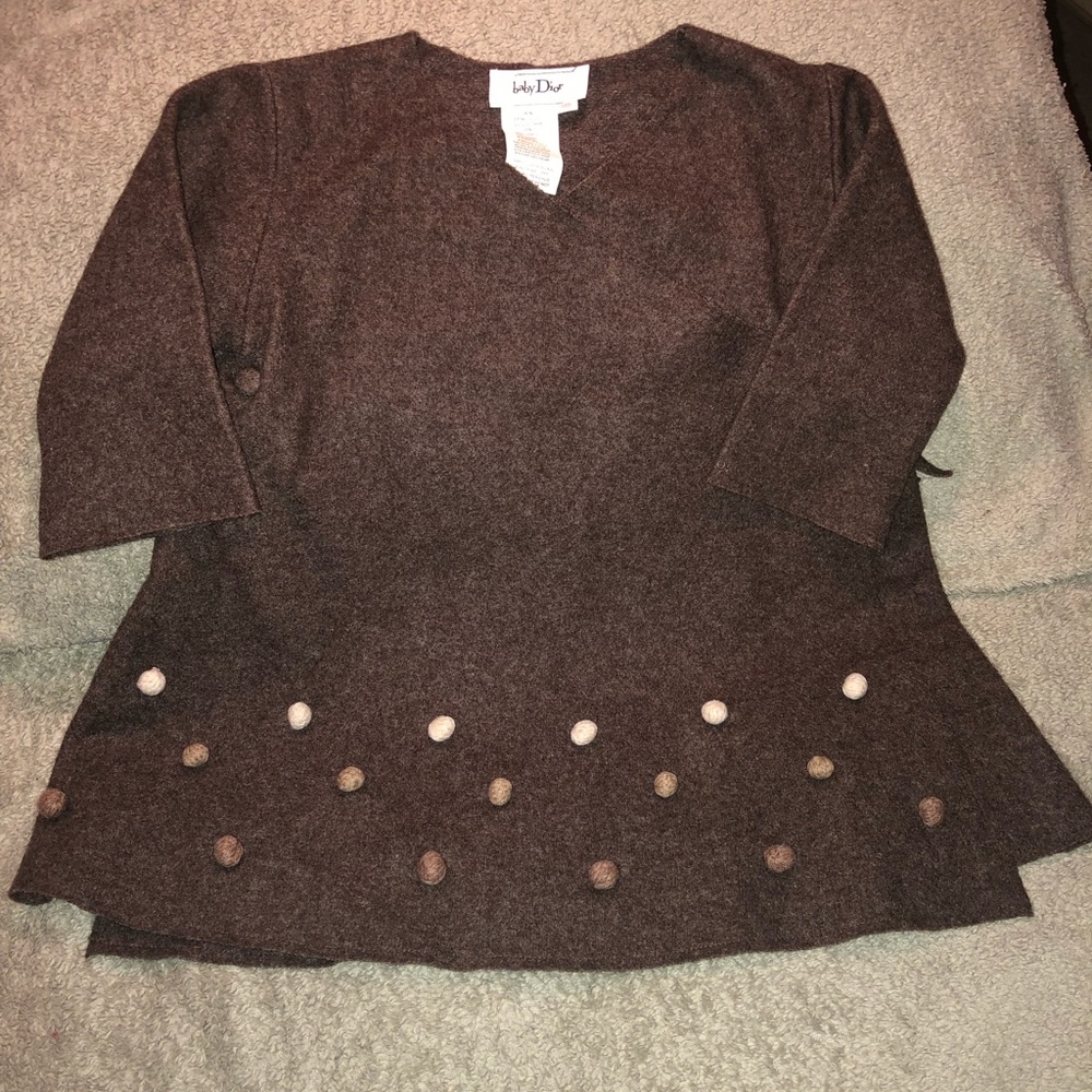 Baby Christian Dior wool sweater -18 months